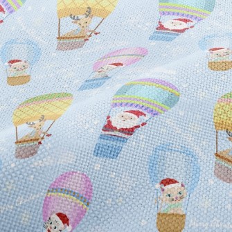 Santa Elk Hot Air Balloon Performance Linen