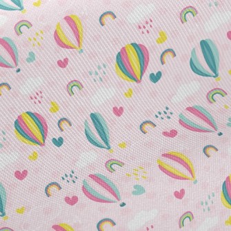 Hot Air Balloon Love Twill
