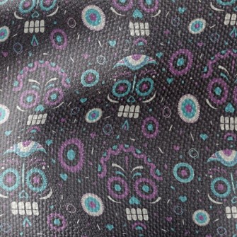 Skeleton Expression Undead Waterproof Canvas