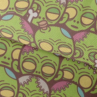 Horror Zombie Family Waterproof Oxford