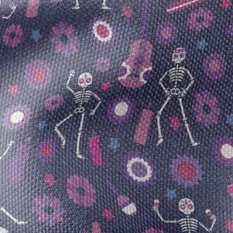 Day Of The Dead Music Waterproof Canvas