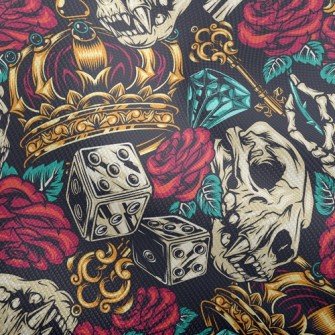 Dice Crown Skull Dobby