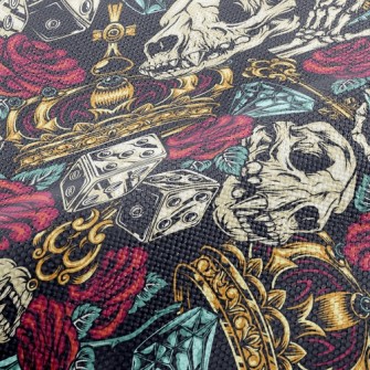 Dice Crown Skull Performance Linen