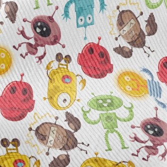 Colorful Robot Standard Corduroy
