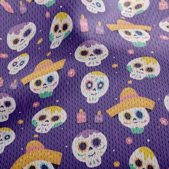 Day Of The Dead Nightclub Athletic Mesh Flat Back