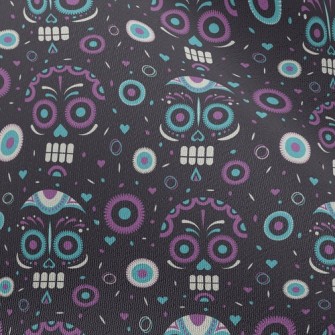 Skeleton Expression Undead Chiffon