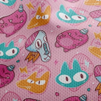 Silly Little Monster Athletic Mesh Flat Back