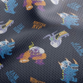 Football MVP Monster Athletic Mesh Flat Back