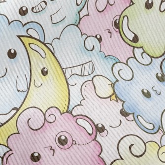 Moon And Cloud Monster Standard Corduroy