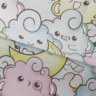 Moon And Cloud Monster Waterproof Oxford