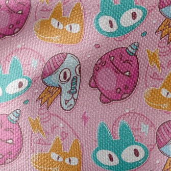 Silly Little Monster Waterproof Canvas