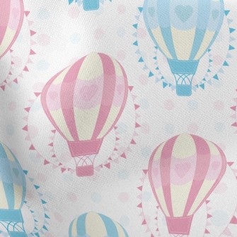 Love Dot Hot Air Balloon Stretch Ponte