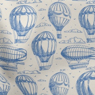 Hot Air Balloon And Flying Boa Stretch Ponte