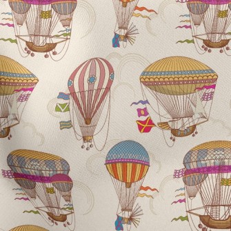 Retro Hot Air Balloon Spaceshi Stretch Ponte
