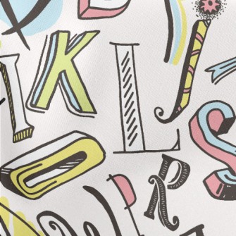 Various English Fonts Stretch Ponte