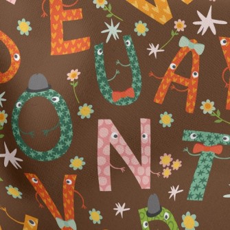 English Font Little Gentleman Stretch Ponte