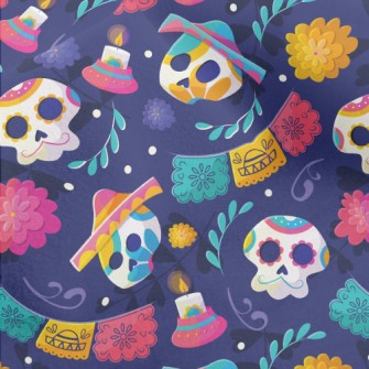Magical Day Of The Dead Micro Fleece