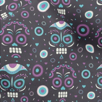 Skeleton Expression Undead Micro Fleece