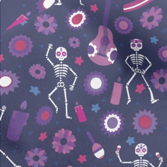Day Of The Dead Music Micro Fleece