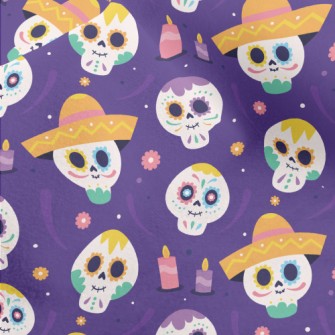 Day Of The Dead Nightclub Micro Fleece