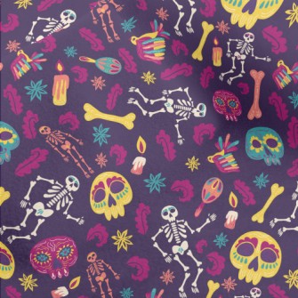 Day Of The Dead Celebration Da Micro Fleece