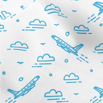 Take To The Sky Plane Micro Fleece