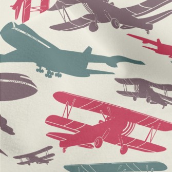 Old Airplanes And Airplanes Micro Fleece