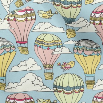 Gorgeous Hot Air Balloon And B Micro Fleece