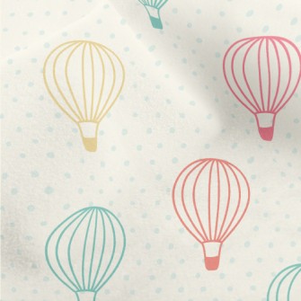 Draw A Hot Air Balloon Bit By  Micro Fleece