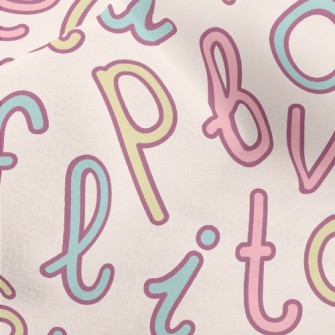 Uppercase And Lowercase Englis Micro Fleece