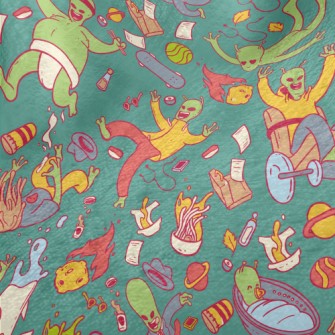 Aliens Making A Scene In Space Minky