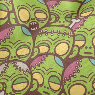 Horror Zombie Family Minky