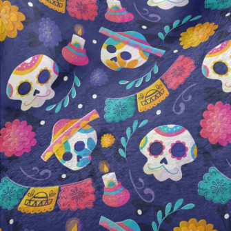 Magical Day Of The Dead Minky
