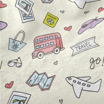 Take Transportation To Travel Minky