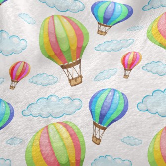 Lively Three-color Hot Air Bal Minky