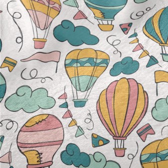 Doodle Patch Hot Air Balloon Minky