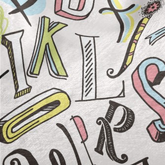 Various English Fonts Minky