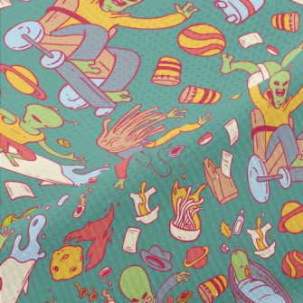 Aliens Making A Scene In Space Piqué