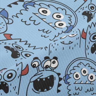 Weird Expression Monster Piqué