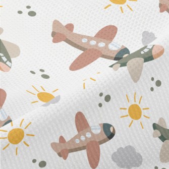 Fair Weather Airplane Piqué