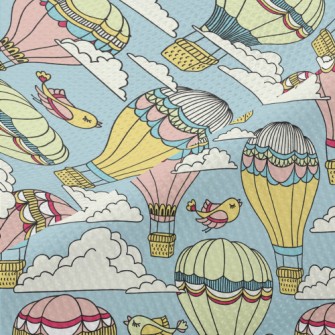 Gorgeous Hot Air Balloon And B Piqué