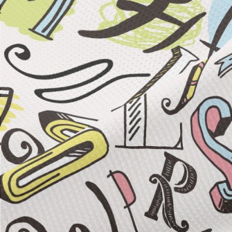 Various English Fonts Piqué