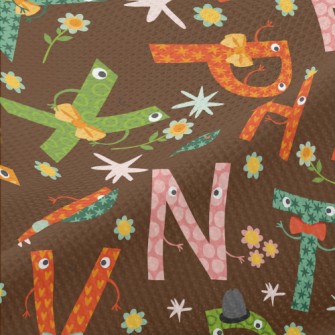 English Font Little Gentleman Piqué