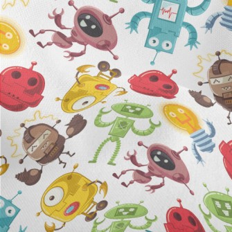 Colorful Robot Lightweight Performance Linen