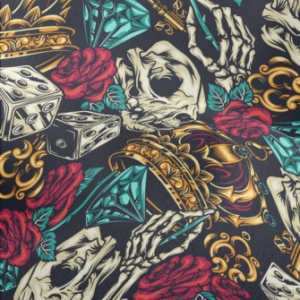 Dice Crown Skull Lightweight Performance Linen