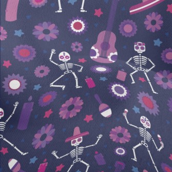 Day Of The Dead Music Lightweight Performance Linen