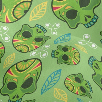 Painted Evil Skull Lightweight Performance Linen