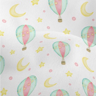 Star Moon Hot Air Balloon Lightweight Performance Linen
