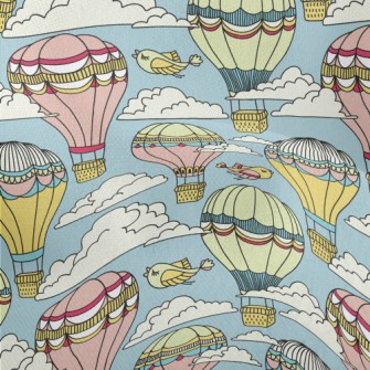 Gorgeous Hot Air Balloon And B Lightweight Performance Linen