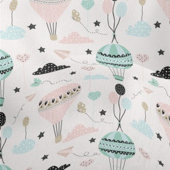 Hot Air Balloon Paper Airplane Lightweight Performance Linen